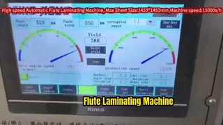 JIGUO High Speed Automatic Flute Laminating Machine