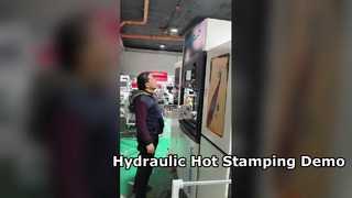 Jordan Client On-site Production with Hydraulic Hot Stamping Equipment