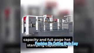 TMY-1060High Automatic Foil Stamping & Embossing and Die Cutting Machine