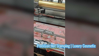 3D Emboss Hot Foil for Book-Shaped Makeup Palette Packaging