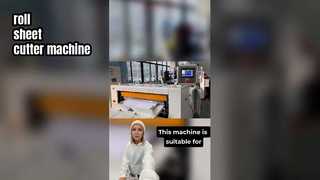 ZWC-1100D Automatic Roll Sheet Cutter Machine High-Precision Paper Cutting Equipment for Packaging