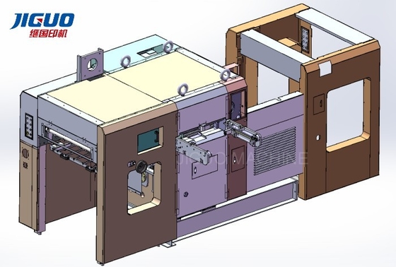Buy JIGUO MY-800H Automatic Die Cutting And Creasing Machine Speed 8500s/H online manufacture