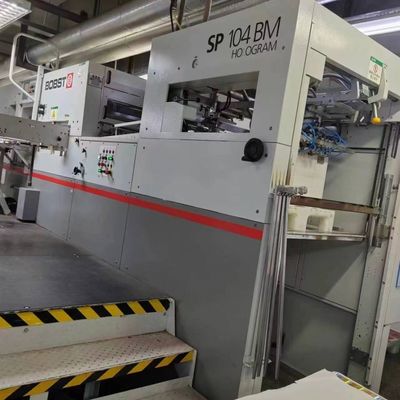 Buy BOBST AUTOPLATINE SP 104 BM H Automatic Die Cutting And Foil Stamping Machine With Hologram online manufacture