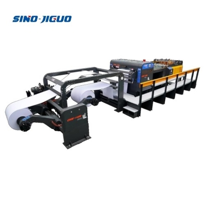 Buy High Precision Used Roll Paper Sheet Cutter Machine ±0.1% And 29KW Total Power online manufacture