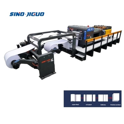 Buy 2 Rolls Paper Roll To Sheet Cutter Machine With 29KW Total Power online manufacture