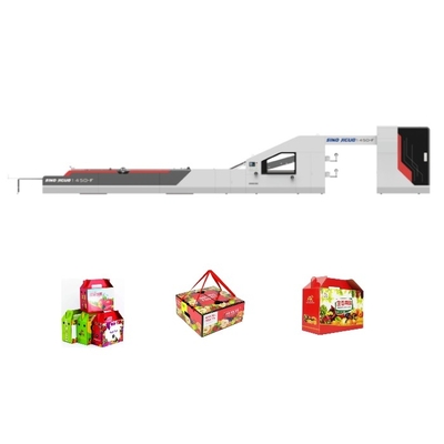 Buy 5 Ply Corrugated Flute Laminator Machine Three In One Automatic High Speed online manufacture