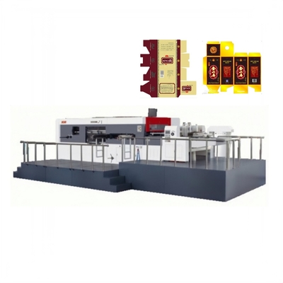 Buy Corrugated Board Package Box Die Cutting And Stripping Machine Lead Edge Feeding Cigarette Case Wine Gift Box online manufacture