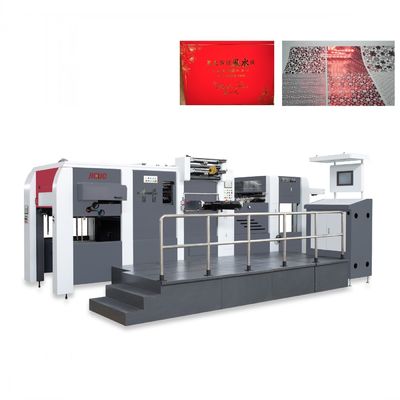 Buy 600 Ton Pressure Paper Box Gift Box tobacco carton Hot Foil Stamping Die Cutting Machine online manufacture