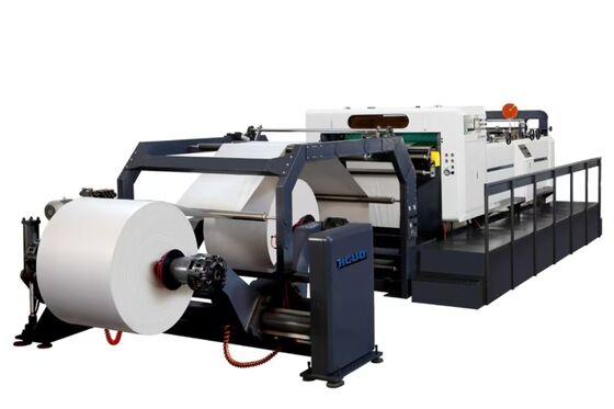 Buy JIGUO  ZWC-1400-2 Paper Sheeter Cutter Machine，Reference weight of cutting paper：50-500g/m2，Maximum cutting meter speed：300m/min online manufacture