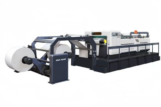 Buy JIGUO   ZWC-1700-2 Paper Sheeter Cutter Machine,Maximum cutting meter speed:300m/min,Power supply:AC380V/220Vx50HZ,Cutting accuracy:+/-0.4mm online manufacture