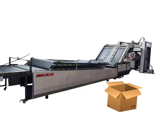 Buy JIGUO FMZ-1650 Middle Speed Automatic Flute Laminating Machine ,Max laminating size:1650mm×1600mm,Working speed:0-100sheets/min 7000s/h online manufacture