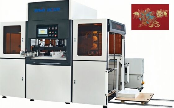 Buy Hot Foil Stamping Accuracy Of ±0.1mm Automatic Hot Foil Stamping Machine For Gift Packaging Boxes online manufacture