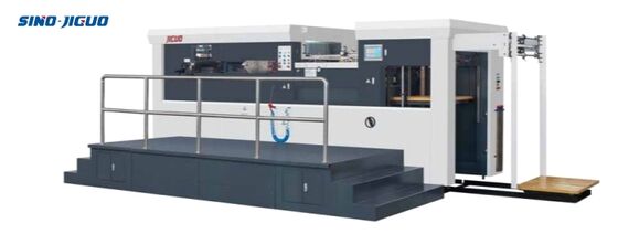 Buy JIGUO MY-1060E Automatic Die Cutting And Creasing Machine For Paper Tray & Packaging Box online manufacture