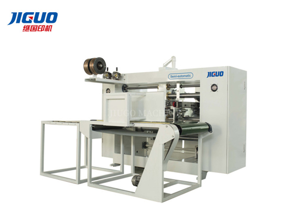 Buy Jiguo 3200mm Sheet Carton Automatic Box Stitching Machine Semi Auto Double Piece online manufacture