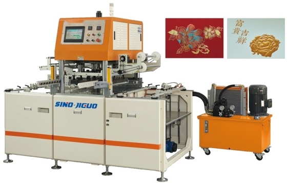 Hydraulic Automatic Hot Foil Stamping Machine Max. Stamping Range 700×520mm