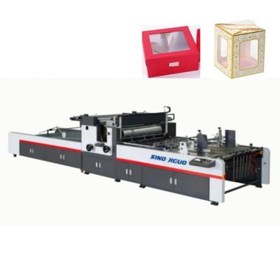 Carton Box Window Patching Machine E-Flute 100×100mm Automatic Folder Gluer