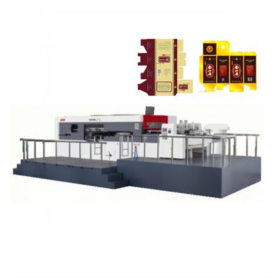 Corrugated Board Package Box Die Cutting And Stripping Machine Lead Edge Feeding Wine Gift Box