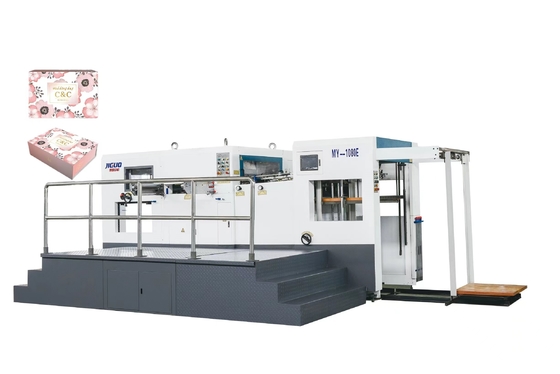 JIGUO MY-1080E Automatic Die Cutting Machine Die Cutting Precision ± 0.1mm Tatal Weight 16T