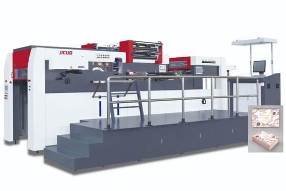 High Speed Automatic Hot Foil Stamping Machine Max. Stamping Range 103*730mm 5 Foil Rollers