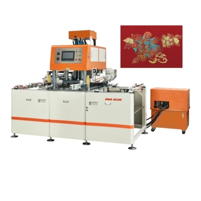 Pressure 20 TON Automatic Hydraulic Hot Foil Stamping Machine For Packaging Paper Pull Up And Down Reversing Device