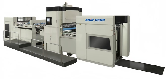 FMZ-1080AN Automatic Film Laminating Machine 80-500Gsm Paper Thickness Film Laminator Machine With 80-100m/min Working Speed And 1060mm Feeding Pile Height