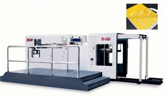 Small Size Automatic Die Cutting Machine For Self-Adhesive Clothing Tags cutting