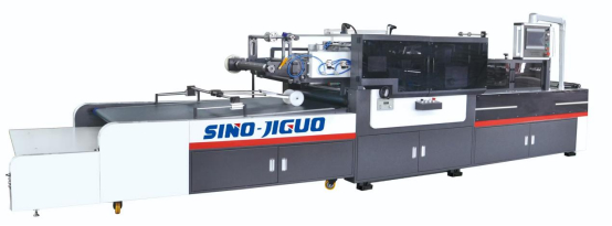 SINO JIGUO TC-1100Q Automatic Window Patching Machine With Corner Cutting & Creasing Machine V Cutting Max. Working Speed 15000s/h, Flat Max Working Speed 30000s/h