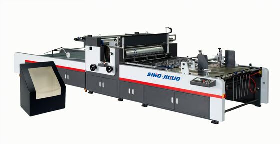 SINO JIGUO TC-760A Automatic Window Patching Machine, Max. sheet size (mm):760*740mm,Min. sheet size  (mm)：80*80，Film Sheet Thickness (mm)：0.03-0.30