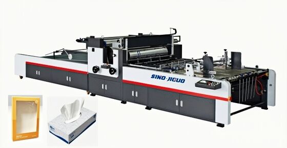 JIGUO Standard Window Patching Machine Economic Small Format Window Patching Machine For Gift Packaging Box