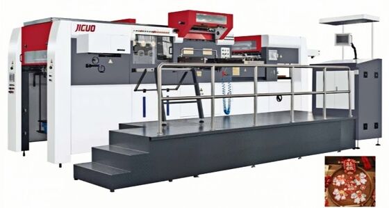 High Precision JIGUO TMY-1320H Automatic Die Cutting & Foil Stamping Machine (±0.1mm)