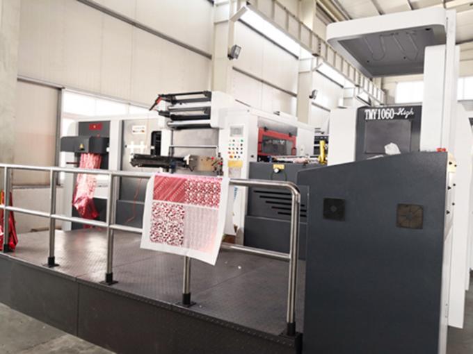 Box Carton Cutter Gold Foil Embossing Machine Cardboard Automatic Stamping